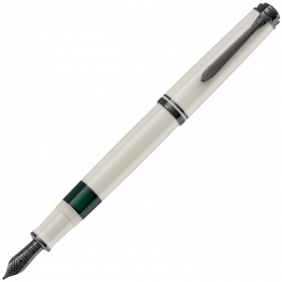 Stilou Souveran M670 M Editie Speciala Warm Grey, penita aur 14k, accesorii placate culoare negru, corp gri, Pelikan