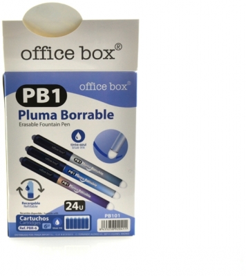 Stilouri cu cerneala termosensibila, Office Box, albastru, 24 buc/display