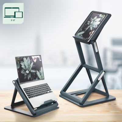 Suport de laptop Leitz Ergo 2 in 1 pentru birou