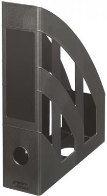 Suport dosare PP clasic negru Herlitz
