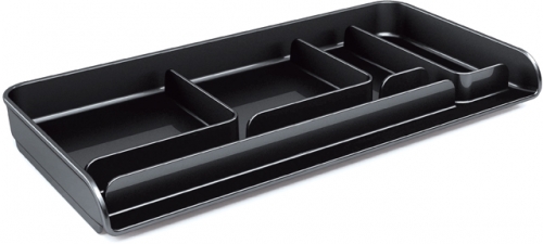 Suport plastic, pentru accesorii birou, negru, My Desk, Arda