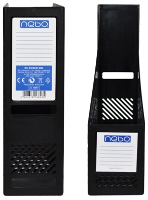 Suport vertical A4, plastic flexibil, diverse culori Nebo