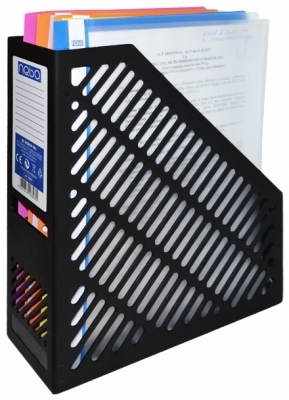 Suport vertical A4, plastic flexibil, diverse culori Nebo