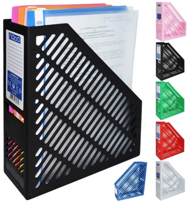 Suport vertical din plastic, diverse culori, Nebo
