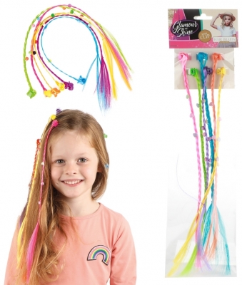 Suvite cu clema, inimioara, 6 buc/set, Toi-Toys