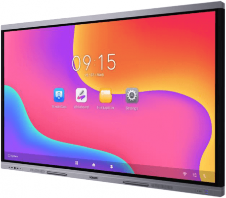 Tabla Interactiva Horizon A3A, 65 inch, 4K UHD (3840 x 2160), Android 13, HDMI, USB-C, Wi-Fi 6, Touchscreen (Titanium Gri)