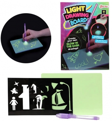 Tablita pentru desen, cu pix UV, Toi-Toys