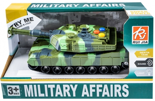 Tanc de jucarie, cu lumina si sunet