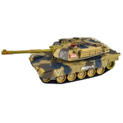 Tanc de jucarie cu telecomanda, camuflaj, Moka