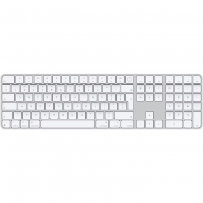Tastatura Apple Magic, Touch ID, Numeric Keypad - International English - White Keys