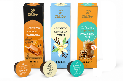 Set capsule cafea Tchibo Cafissimo Summer Treats, 3 cutii/set