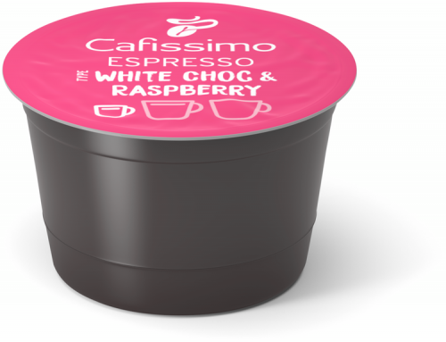 Cutie 10 capsule cafea Tchibo Cafissimo Espresso White Choc & Raspberry