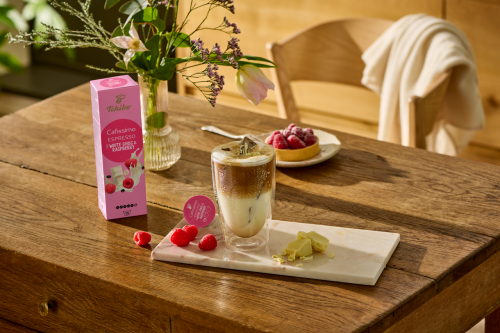 Cutie 10 capsule cafea Tchibo Cafissimo Espresso White Choc & Raspberry