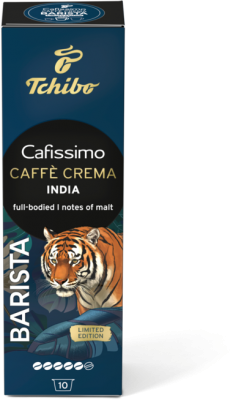 Cutie 10 capsule cafea Tchibo Cafissimo Barista Caffe Crema India