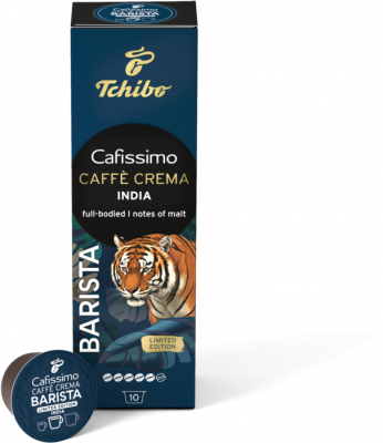 Cutie 10 capsule cafea Tchibo Cafissimo Barista Caffe Crema India