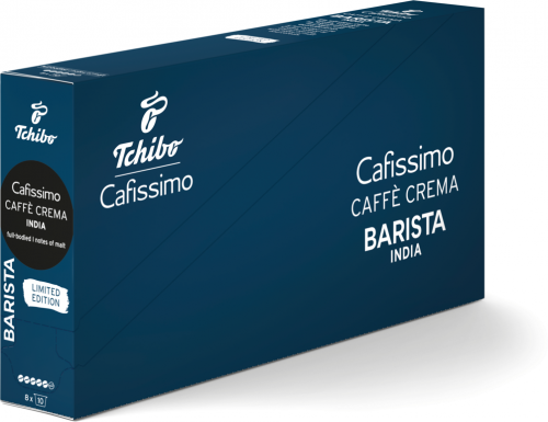 Cutie 10 capsule cafea Tchibo Cafissimo Barista Caffe Crema India