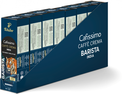 Cutie 10 capsule cafea Tchibo Cafissimo Barista Caffe Crema India