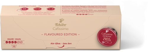 Cutie 10 capsule cafea Tchibo Cafissimo Espresso Maple & Pecan