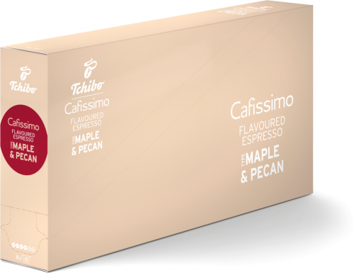 Cutie 10 capsule cafea Tchibo Cafissimo Espresso Maple & Pecan