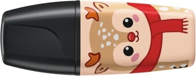 Textmarker Stabilo Boss mini Frosty Friends Christmas, 5 culori/blister