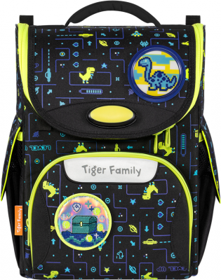 Ghiozdan neechipat Nature Quest, Level Up, Go Green, Tiger