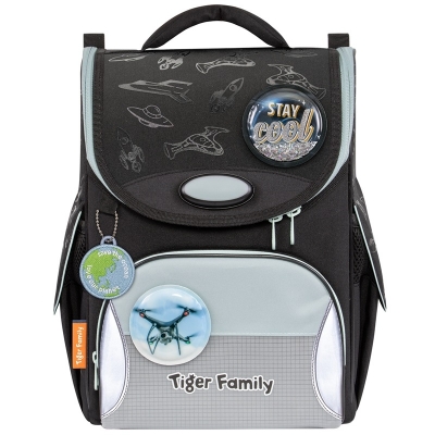 Ghiozdan neechipat Nature Quest, Space Vision, Go Ocean, Tiger