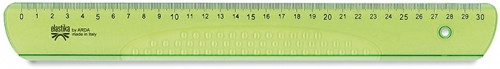 Rigla Arda, 30 cm, Elastika