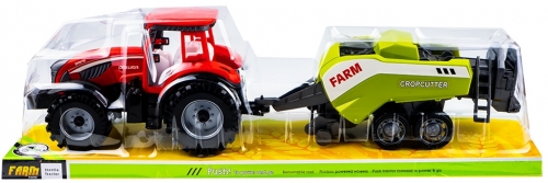 Tractor de jucarie cu frictiune si combina