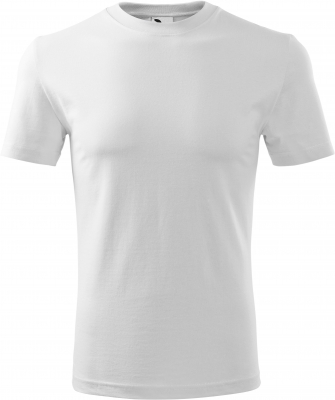 Tricou classic new, adolescenti, alb, Malfini