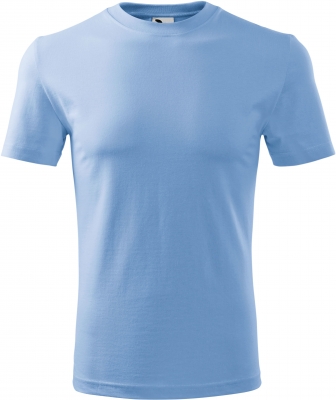 Tricou adolescenti classic new, albastru deschis, Malfini