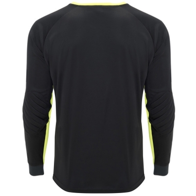 Tricou copii, cu maneca lunga, Porto, fluorescent, negru-galben, Roly