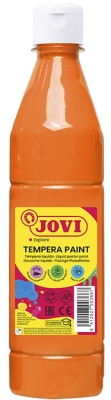 Vopsea tempera lichida, flacon 500 ml, portocaliu, Jovi