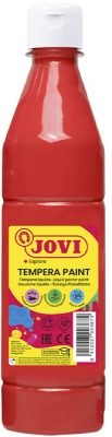 Vopsea tempera lichida, flacon 500 ml, vermilion, Jovi