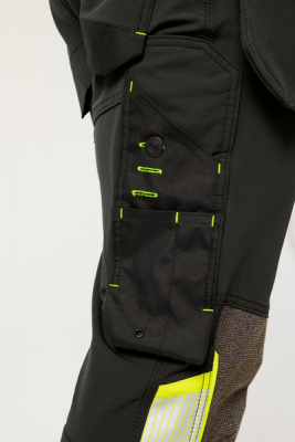 Pantaloni de lucru stretch Holster, Negru, Short, Portwest EV4