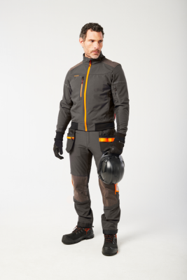Jacheta Softshell Bomber 3L, Gri metalic, Regular, Portwest EV4