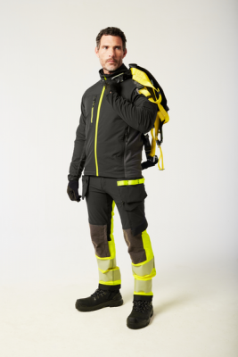 Pantaloni cu buzunare Holster detasabile, Clasa 1, Galben/Negru, Tall, Portwest EV4