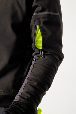 Jacheta Softshell Bomber 3L, Negru, Regular, Portwest EV4