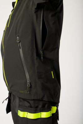 Jacheta de ploaie Shell, Negru, Tall, Portwest EV4