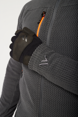Fleece texturat, Gri metalic, Regular, Portwest EV4