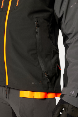 Jacheta de ploaie Shell, Gri metalic, Tall, Portwest EV4