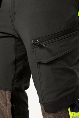 Pantaloni de lucru stretch Holster, Negru, Short, Portwest EV4