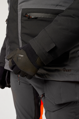 Geaca Parka de iarna, Gri metalic, Regular, Portwest EV4
