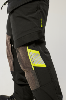 Pantaloni de lucru stretch Holster, Negru, Tall, Portwest EV4