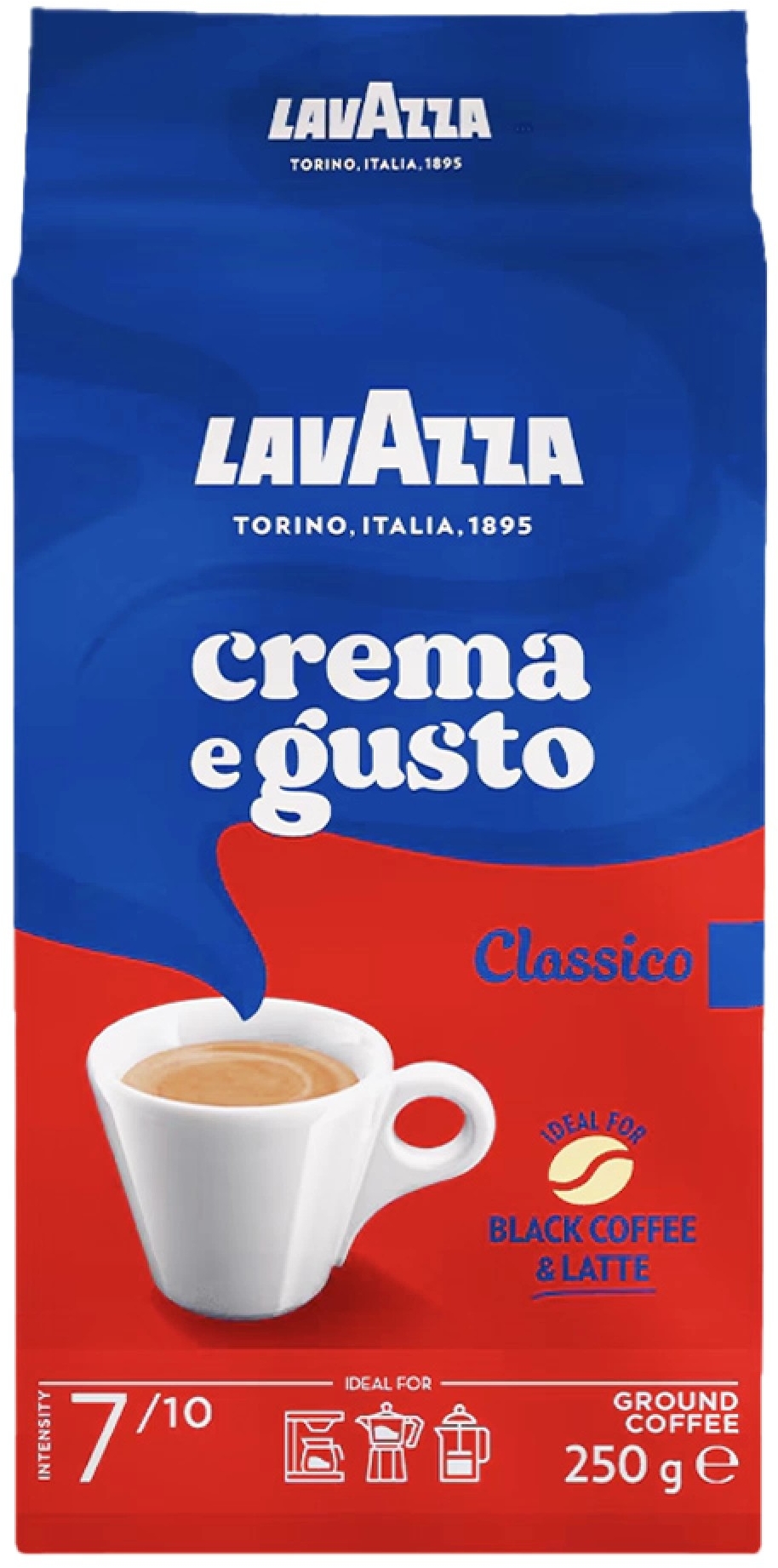 Cafea macinata 250g Crema Gusto Classico Lavazza - BNB