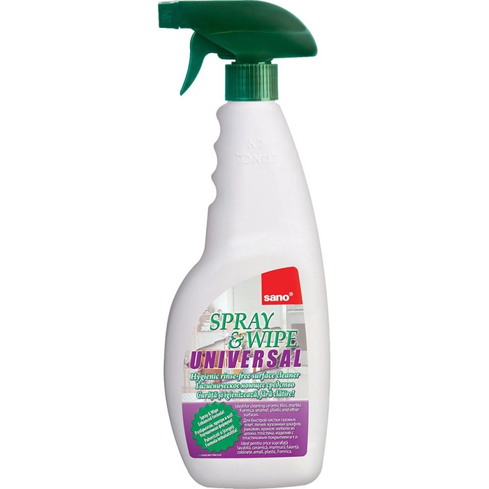Detergent spray universal, Spray & Wipe, 750 ml, Sano BNB