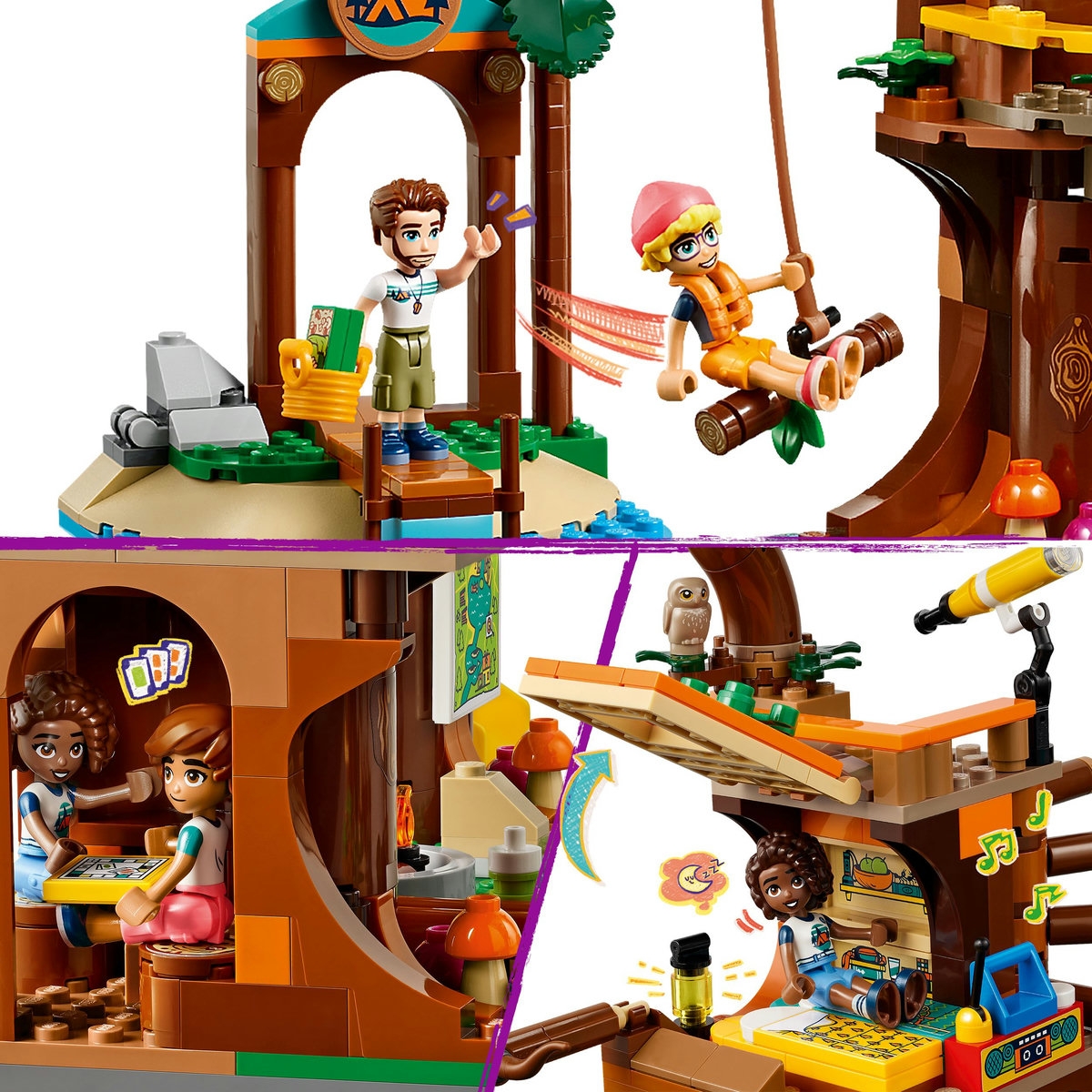 Casa din copac din tabara de aventuri 42631 LEGO Friends - BNB
