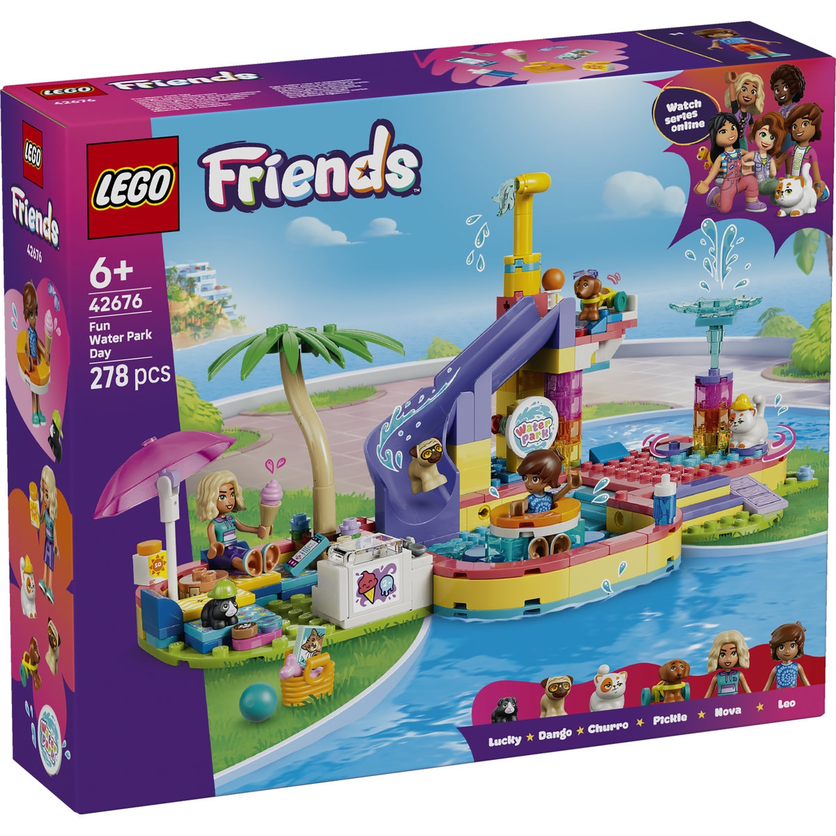 O zi distractiva in parcul acvatic 42676 LEGO Friends - BNB