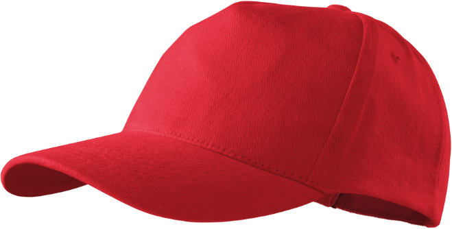 Sapca unisex, reglabila, rosu, 5P, Malfini - BNB
