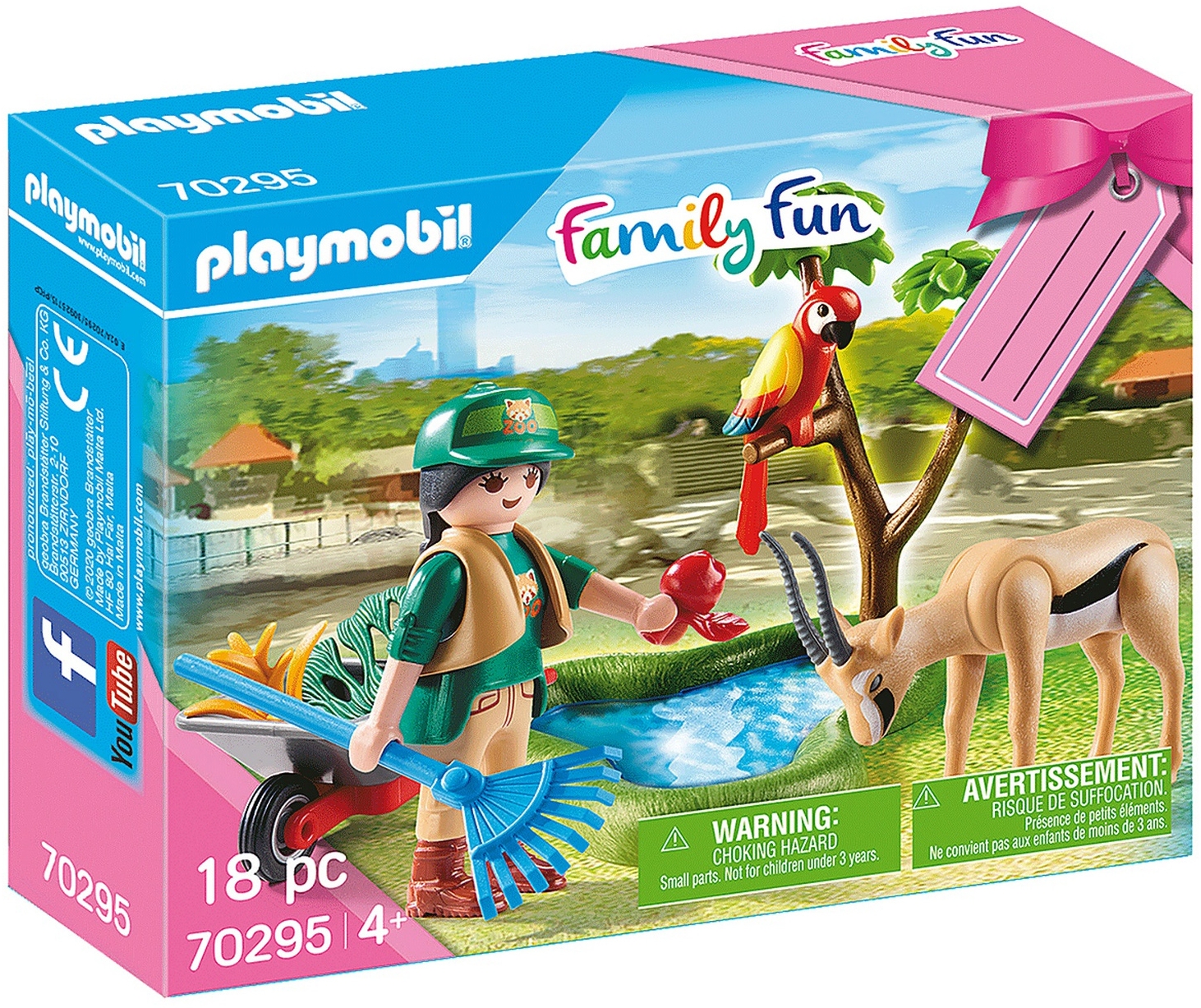 Set Cadou Zoo Fetita Si Animale Playmobil BNB