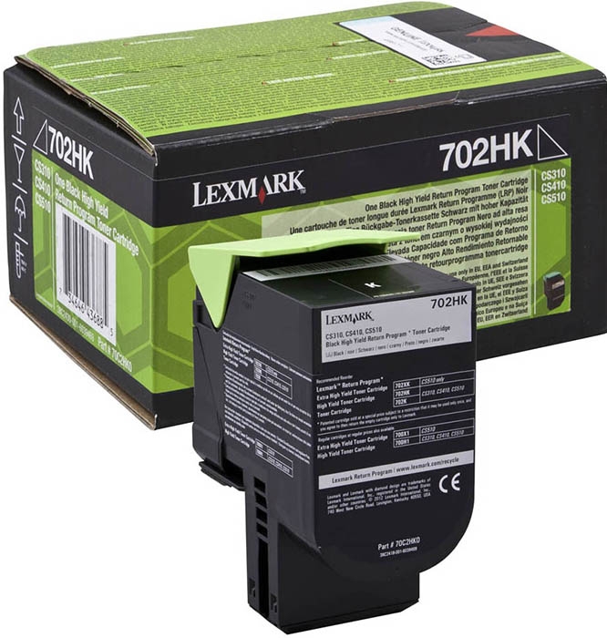 Cartus Toner Black Return Nr.702Hk 70C2Hk0 4K Original Lexmark Cs310N - BNB